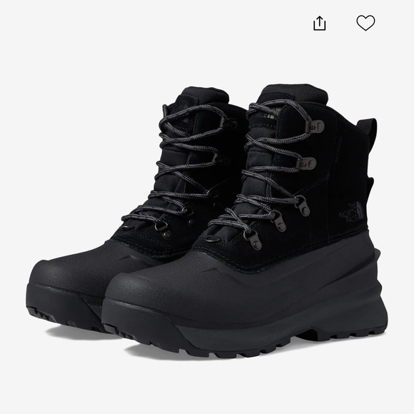 The North Face Black Rain & Snow Boots M Chilkat V 400 Wp - Picture 1 of 3